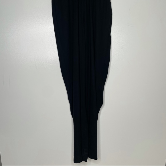 L’AGENCE Cross Over Front Jumpsuit in Black Size 4 - Picture 6 of 13